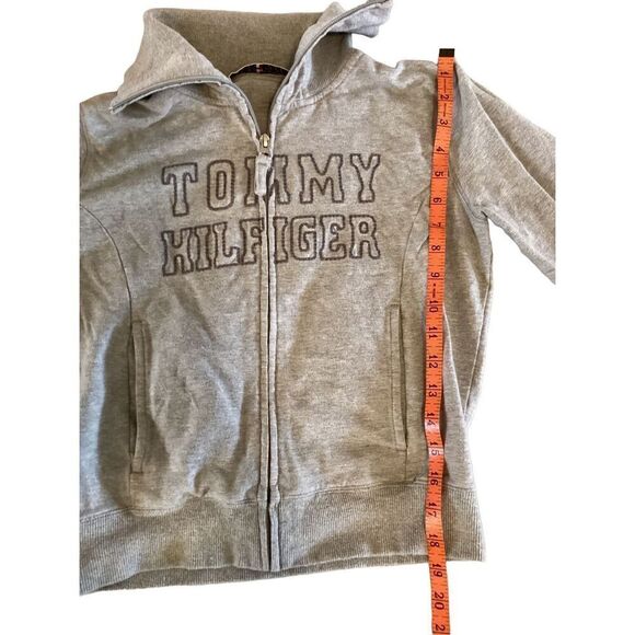 Vintage Y2K Tommy Hilfiger Full Zip Sweatshirt Preppy - Picture 8 of 10